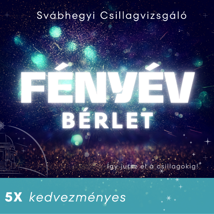 Fényév bérlet 5 x kedvezményes